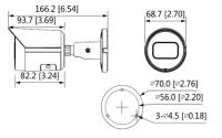 DAHUA IPC-HFW1230S-S-0360B-S4 2Mpix, 3,6mm Lens, SD Kart, Starlight, H265+, 30Mt Gece Görüşü, IP67, PoE Bullet IP Kamera